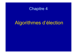 Algorithmes d`élection