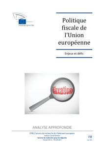 Politique fiscale de l`Union européenne - EU Bookshop