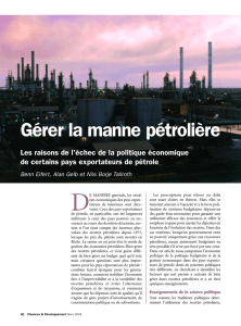 Gérer la manne pétrolière - Finances et Développement