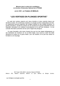 les vertiges en plongee sportive - FFESSM-Provence