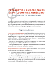 Capes de Philosophie - UFR Lettres et Philosophie