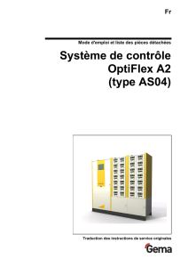 Système de contrôle OptiFlex A2 (type AS04)