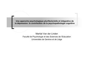 Nice dépression - Les Samedis de Neuropsychologie