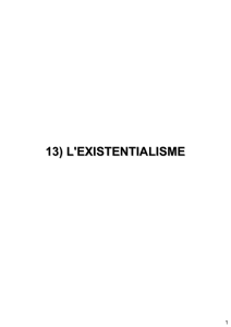13) l`existentialisme