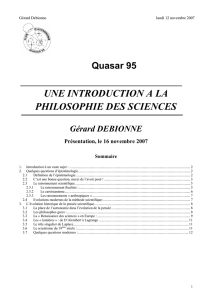 une introduction a la philosophie des sciences