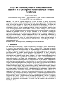 Analyse des facteurs de perception du risque de mauvaise