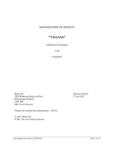 Product Monograph Template - Standard