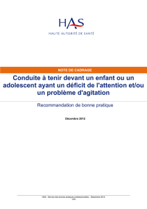 Conduite à tenir devant un enfant ou un adolescent ayant