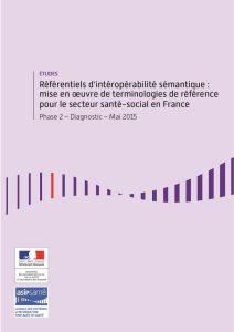 Mise en œuvre terminologies médicales de référence en France