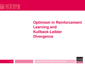 Optimism in Reinforcement Learning and Kullback