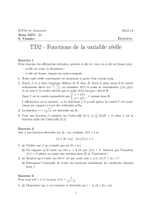 TD2 - Fonctions de la variable réelle
