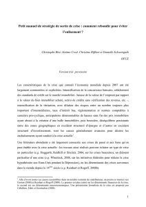 Petit manuel de stratégie de sortie de crise : comment