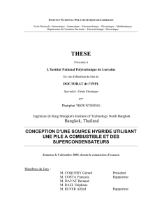 CONCEPTION D`UNE SOURCE HYBRIDE UTILISANT UNE PILE A