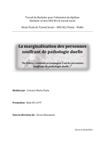 La marginalisation des personnes souffrant de pathologie duelle