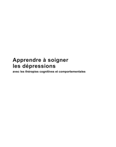 Apprendre à soigner les dépressions