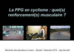 La PPG en cyclisme - Comité de lorraine de cyclisme