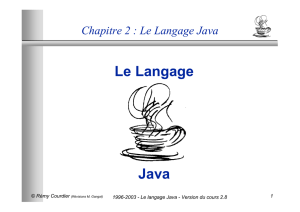 Le Langage Java