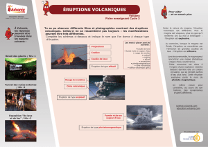 éruptions volcaniques