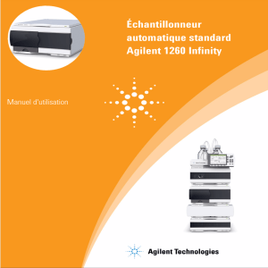 Échantillonneur automatique standard Agilent 1260 Infinity