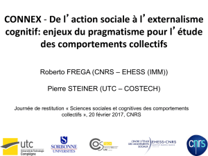 CONNEX - De l`action sociale à l`externalisme cognitif: enjeux du