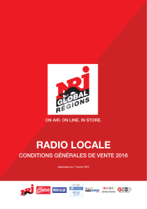 radio locale - NRJ Global Regions