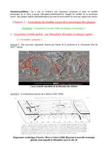 Chapitre 2 : Conception du modèle connu de la tectonique des