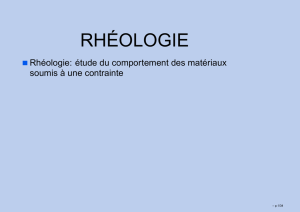 rhéologie - Perso-sdt