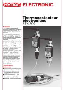 Thermocontacteur électronique ETS 300