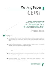 L`usine du monde au ralenti ou le changement de régime du