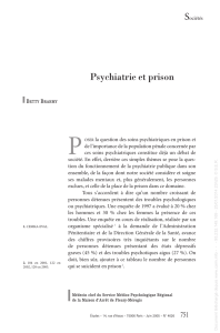 Psychiatrie et prison