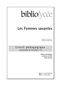 Les Femmes savantes - biblio