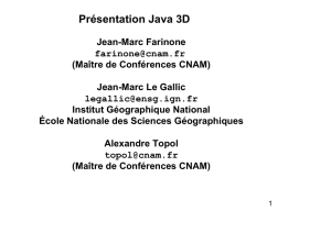 Programmation 3D