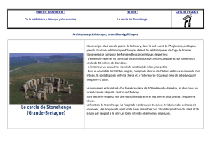 Le cercle de Stonehenge (Grande-Bretagne)