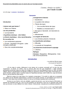 L`atome, chimère ou réalité ? par Claude Lécaille - Adapt-SNES