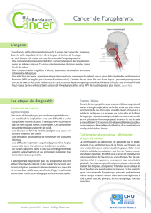 Traitement du cancer de l`oropharynx au CHU de Bordeaux