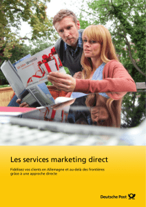 Les services marketing direct