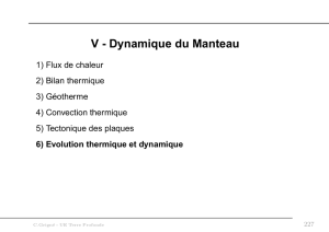 V - Dynamique du Manteau - Espace d`authentification univ