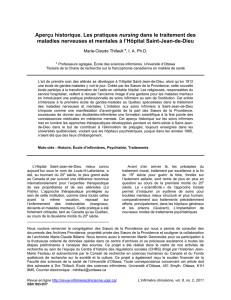 Lien vers l`article  - L`infirmière clinicienne