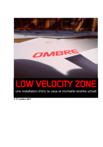 low velocity zone