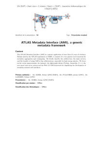 ATLAS Metadata Interface (AMI), a generic metadata framework