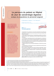Le parcours du patient en Hôpital de Jour de
