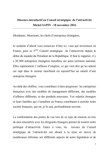 Intervention de Michel Sapin au 5 e Conseil