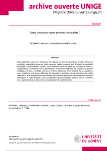 Report (Published version) - Archive ouverte UNIGE