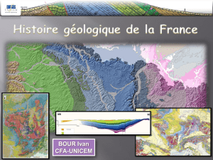 Les bassins mésozoïques et cénozoïques en France