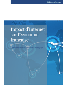 Impact d`Internet sur l`économie française