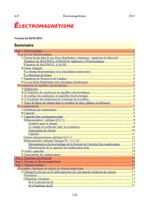 ÉLECTROMAGNÉTISME