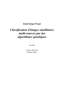 Classification d`images satellitaires multi