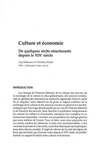 Culture et économie - Chaire Fernand-Dumont