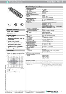 1 Détecteur ultrasonique UB500-18GM75-PWM-V15