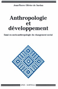 Anthropologie et développement : essai en socio